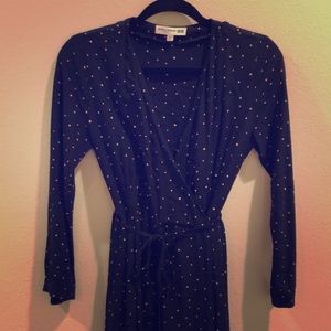 UNIQLO Polka Dots Wrap Dress